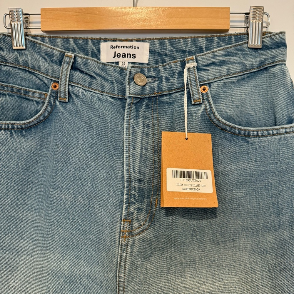 NWT Reformation Selena high rise jeans size 29 - Picture 9 of 9